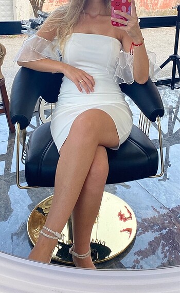 Trendyol & Milla Beyaz mini elbise