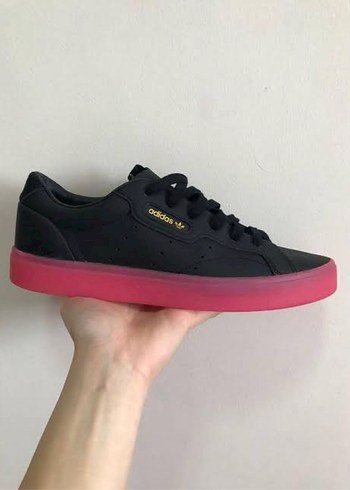 Adidas sleek black pink - Görsel 5