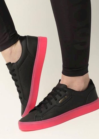 Adidas sleek black pink - Görsel 4