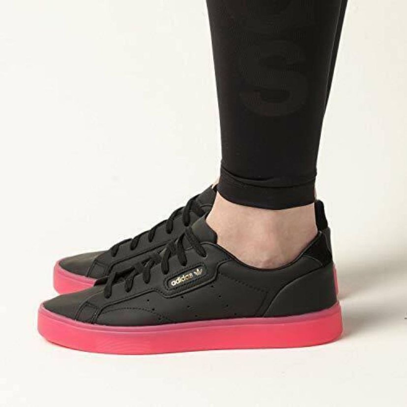 Adidas sleek black pink - Görsel 3