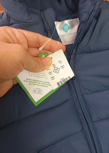 Fermuarlı bebek Kışlık Polar Yelek - Görsel 2