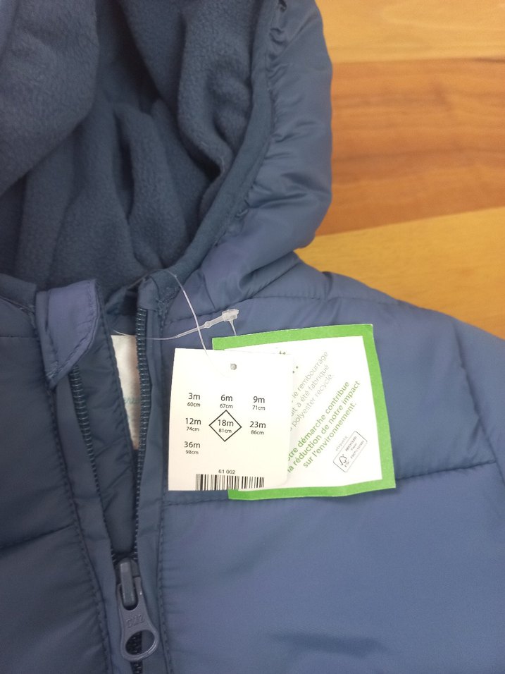 Fermuarlı bebek Kışlık Polar Yelek - Görsel 3