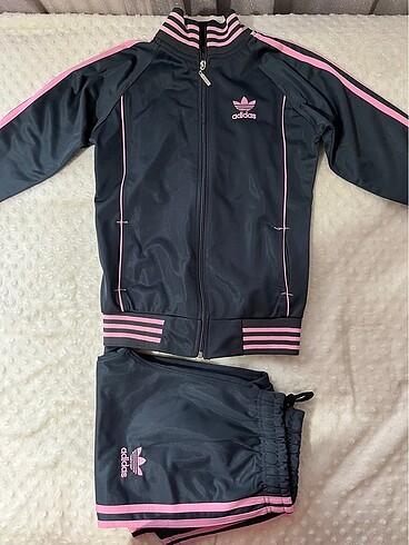 Adidas adidas çocuk eşofman takım pembe detaylı