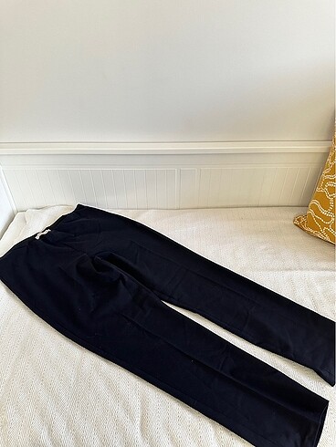 Lacivert kadın klasik kumaş pantolon - Görsel 2