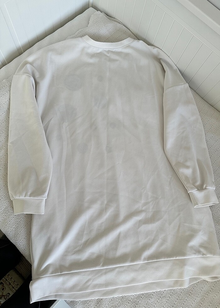 Beyaz tunik sweat - Görsel 5