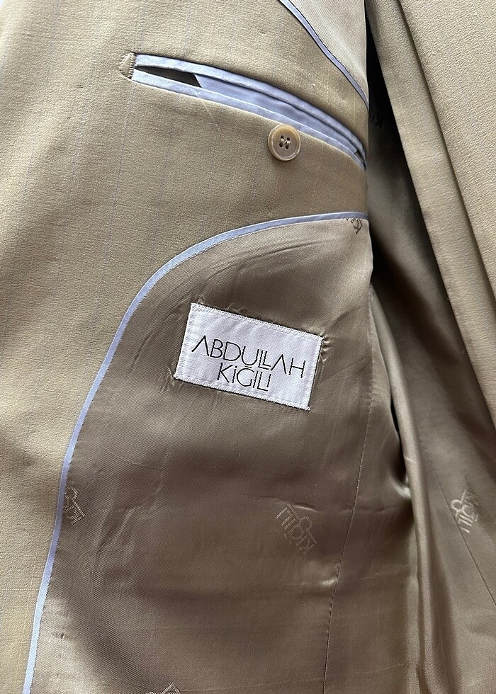 Abdullah Kığılı Bej Takım Elbise - Görsel 5