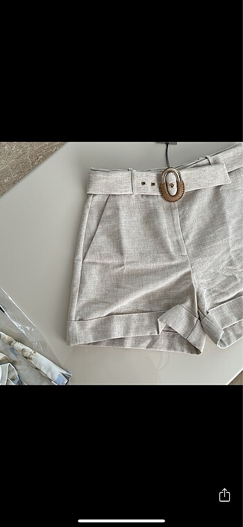 River Island Keten şort