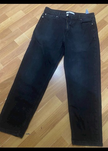 Siyah Regular Fit Kadın Kot Pantolon