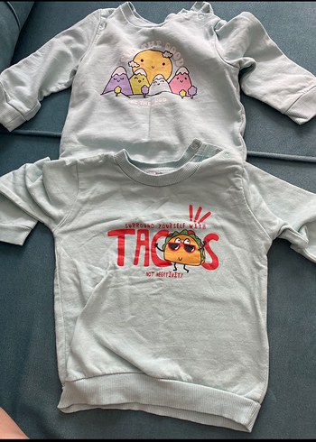 E bebek kız çocuk sweatshirt - Görsel 2