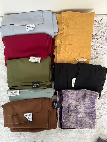 Fresh Scarfs Medine İpeği ve Pamuk Vual Şallar