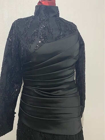 m Beden siyah Renk Black Drape