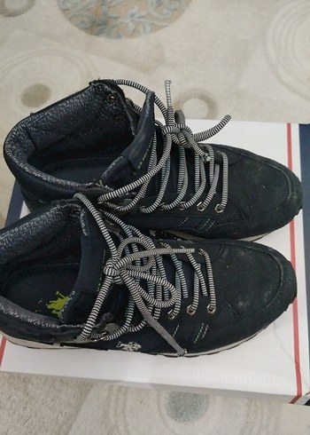 U.S Polo Assn. U.S. Polo Assn. Erkek Mavi Gri Spor Ayakkabı bot