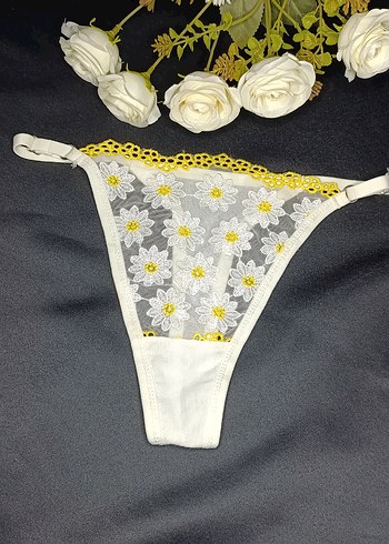 Penti Nakışlı Beyaz Bohem Mini Sütyen Takımı