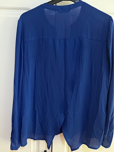 xl Beden lacivert Renk Saks mavi bluz