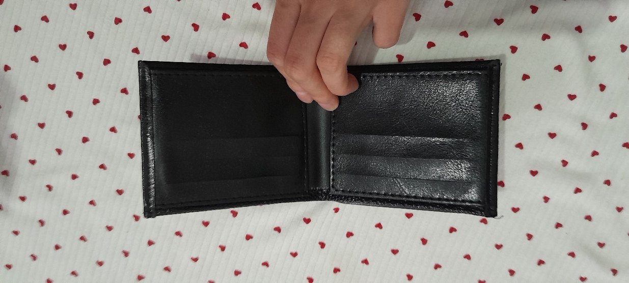 Siyah Minimalist Erkek Cüzdan - Görsel 3