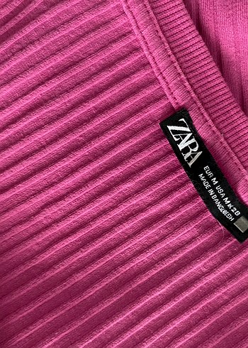 Pembe Kadın Triko Uzun Kollu Bluz - Görsel 4