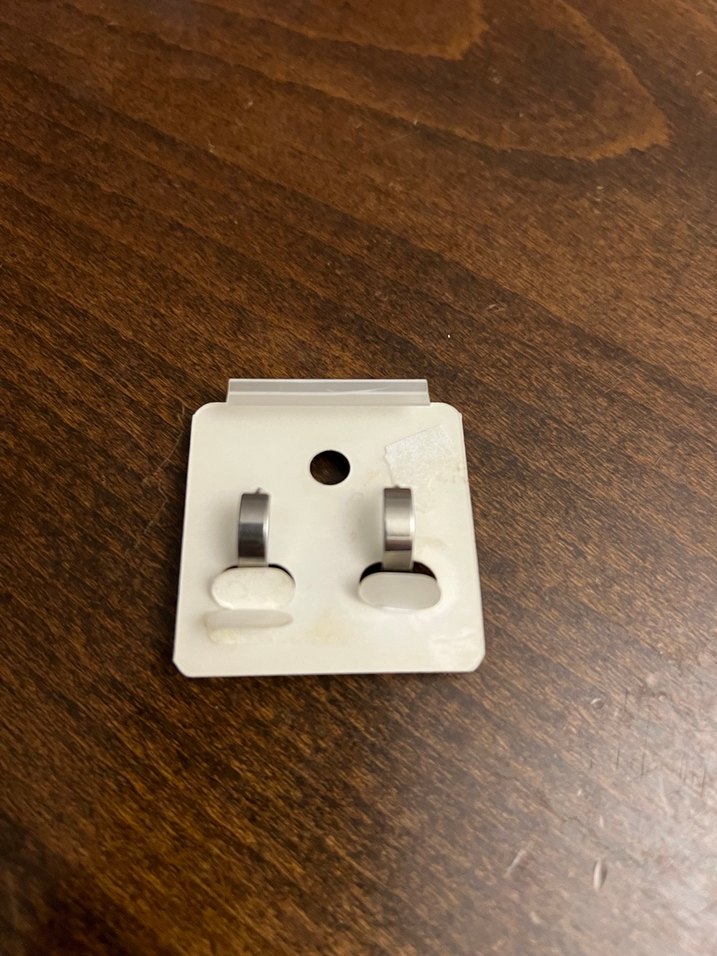 Çelik erkek küpesi - Görsel 5