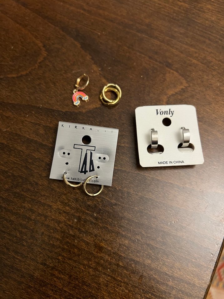 Çelik erkek küpesi - Görsel 3