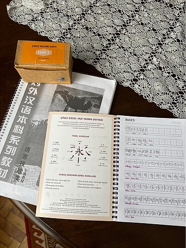HSK 1 çince kelime kartı 150 adet