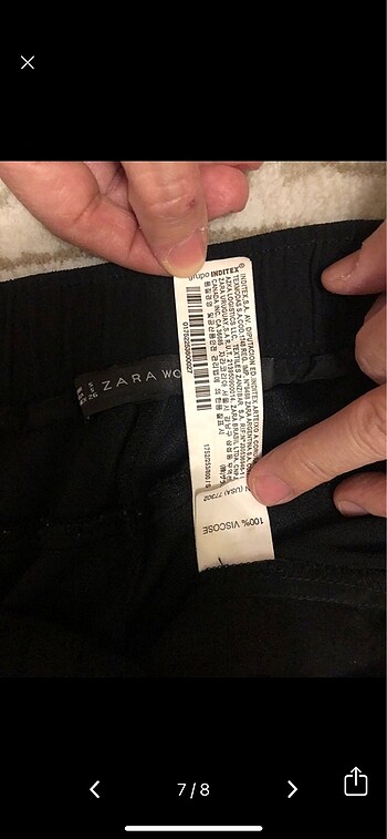 Zara kadın pantolon S beden - Görsel 7