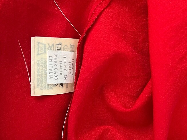 40 Beden kırmızı Renk Stefanel kadın etek 40 beden