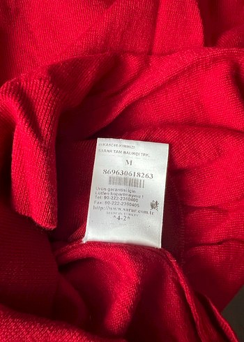 Sarar balıkçı yaka erkek kazak M beden - Görsel 5