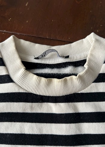 Zara çizgili sw S beden - Görsel 4