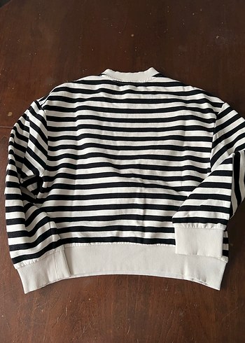 Zara çizgili sw S beden - Görsel 2