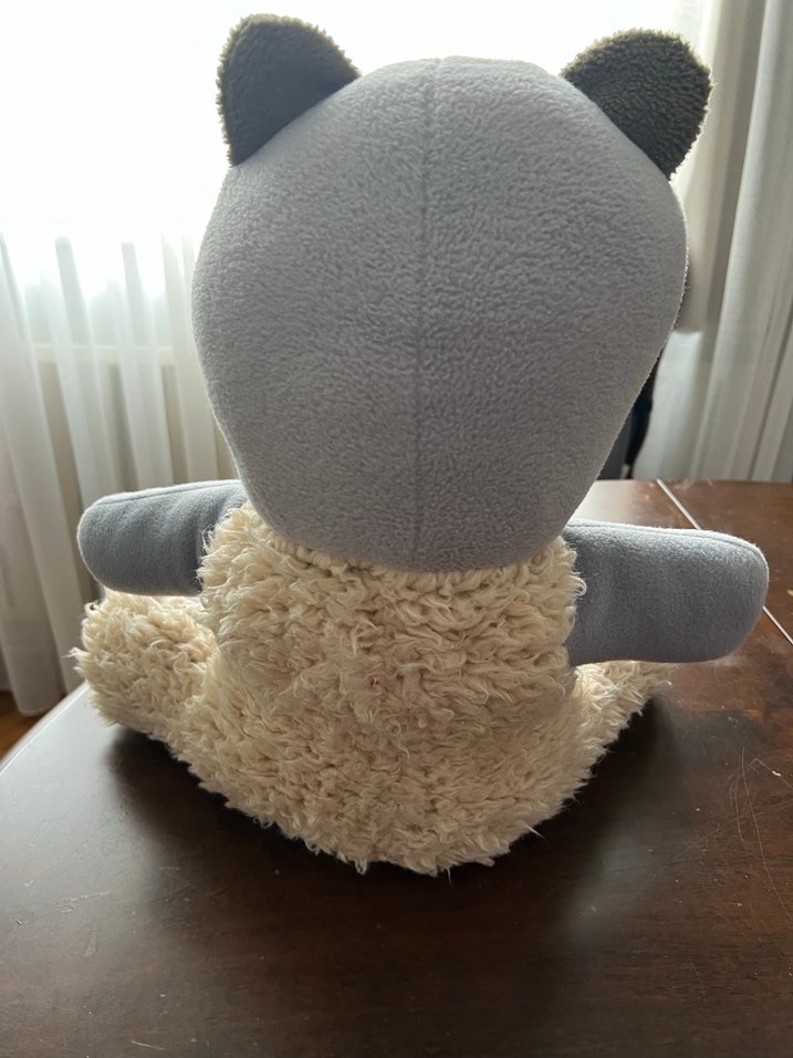 Gri Peluş Ayıcık Oyuncak - Görsel 5