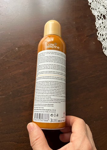 Cire Aseptine Shimmer Extra Dark Güneş Yağı 200ml - Görsel 4
