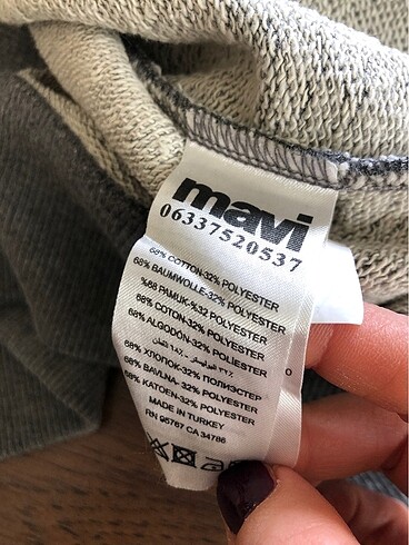 l Beden Mavi erkek sweat