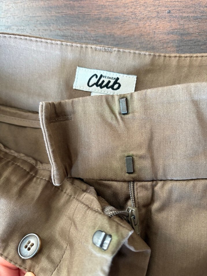 Bej Kadın Pantolon - Görsel 3