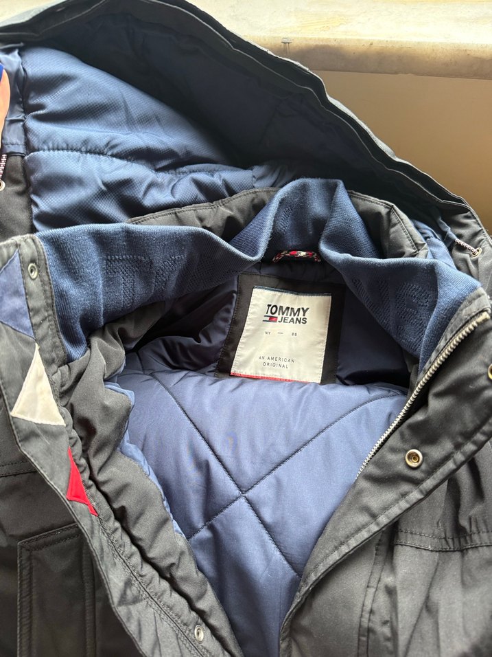 Antrasit erkek mont tommy - Görsel 3