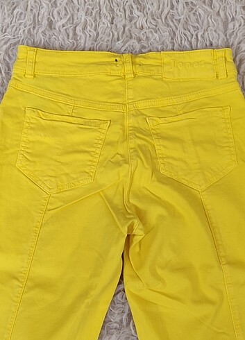 34 Beden sarı Renk Kadın kot pantolon