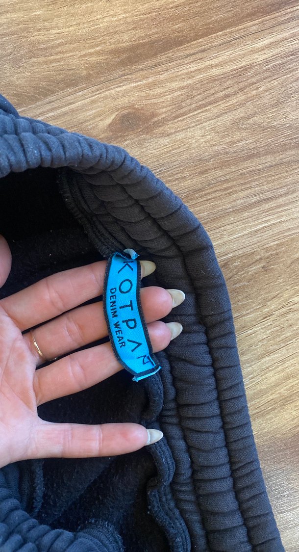 Erkek Siyah Fermuarlı Rahat Sweatpant - Görsel 4