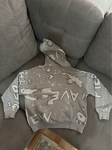 10 Yaş Beden gri Renk Erkek çocuk Sweatshirt