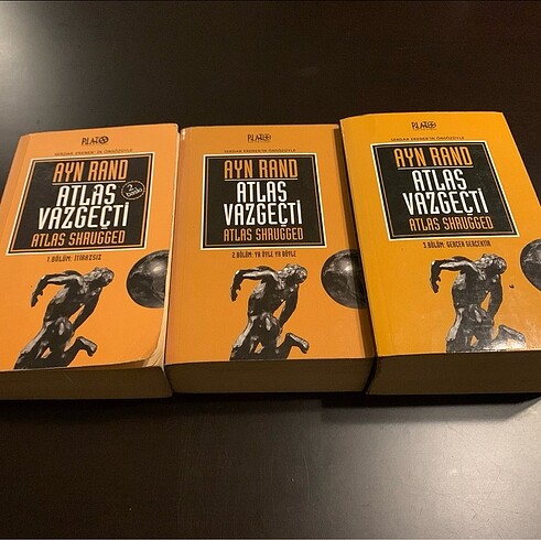Atlas Vazgeçti Ayn Rand - 3 kitap takım