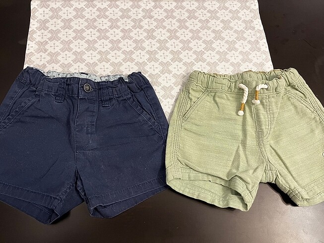 2?li H&M Chino Şort 6-9 Ay