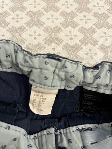 H&M 2?li H&M Chino Şort 6-9 Ay