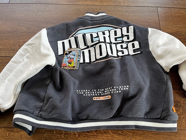 Zara 3 Yaş Kolej Ceket Mickey Mouse
