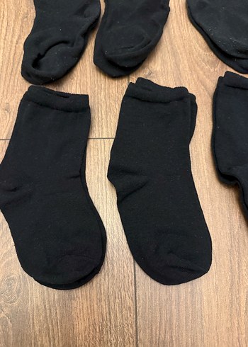 6 Adet Siyah Soket Çorap 26-29 - Görsel 4