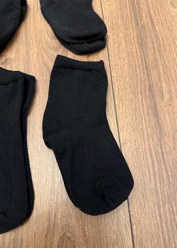 6 Adet Siyah Soket Çorap 26-29 - Görsel 5