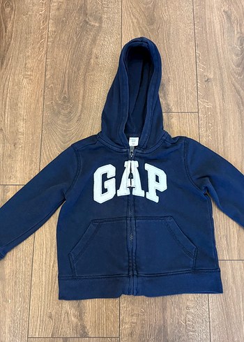 Gap Logolu 4 yaş eşofman üstü orijinal kapüşonlu - Görsel 2