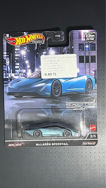 HotWheels McLaren Speedtail