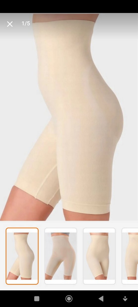 Bej Midi Hamile Şortu - Görsel 3