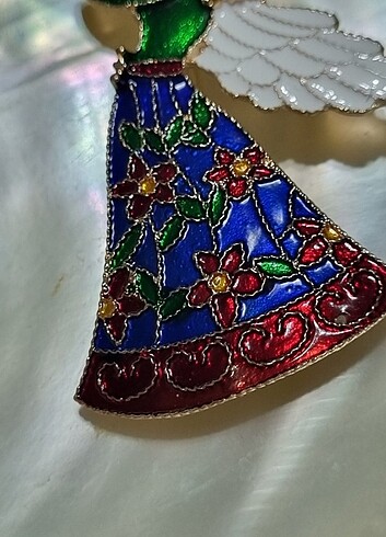 Tasarımcı Cloisonne #Broş Kolye Ucu 