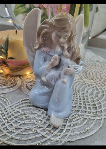 Melek anne ve bebeği biblo - Görsel 4