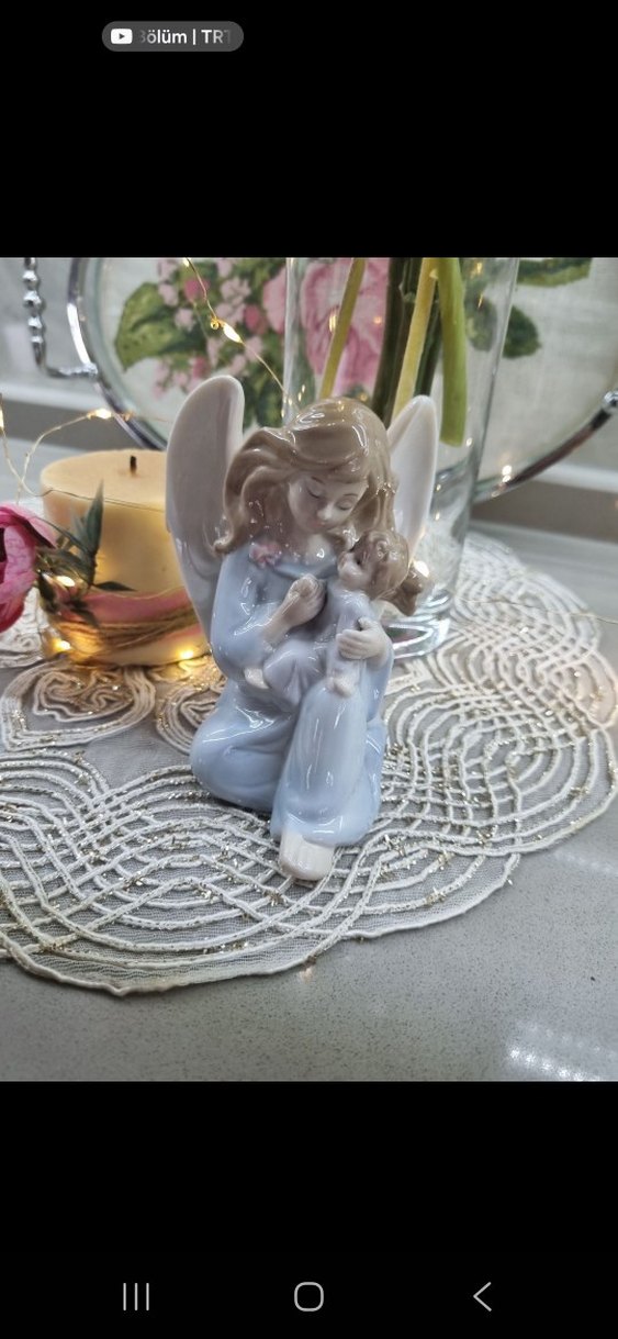 Melek anne ve bebeği biblo - Görsel 2