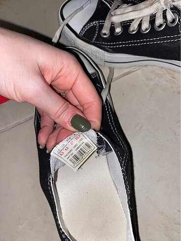 36,5 Beden trendyolmilla converse
