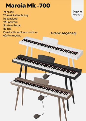 Marcia Mk-700 88 Tuş Dijital Piyano